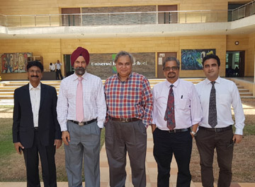 Visit to Universal Business School, Karjat, India