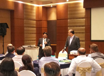 Sharing views with Group of Exporters, India